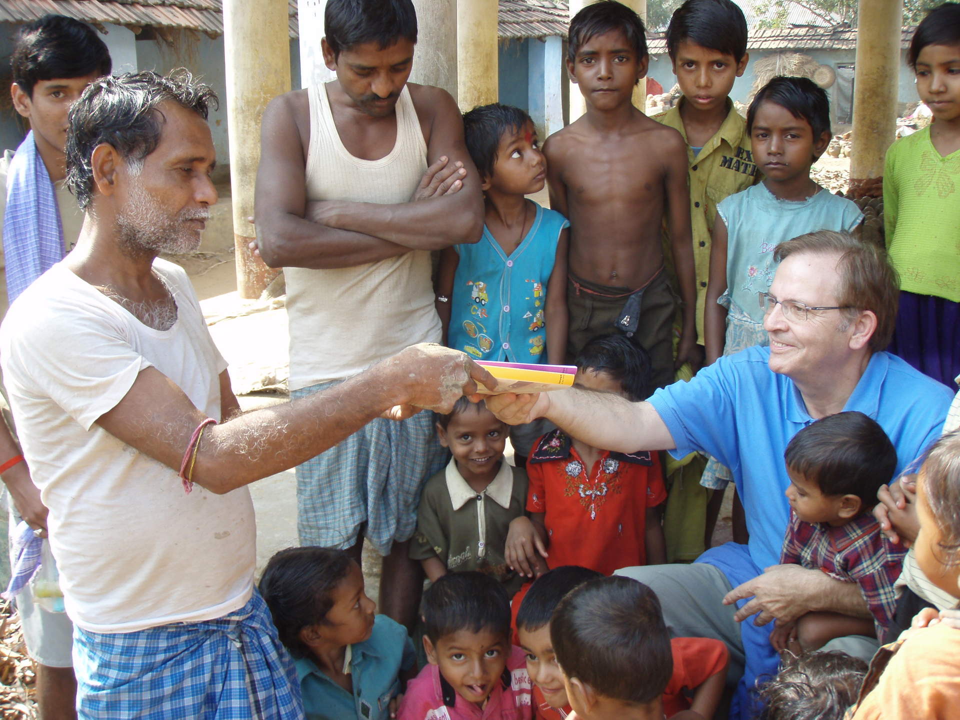 Ampliar: Jos Paz en Santiniketn, Bengala, India